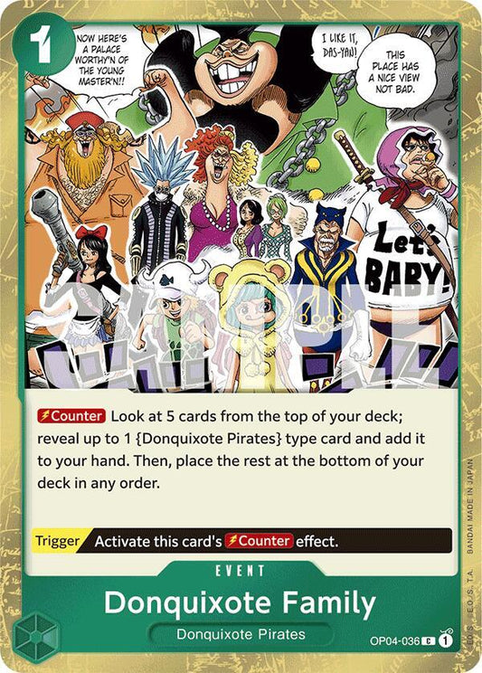 OP04-036 C Donquixote Family (Pirate Flag Foil) EN