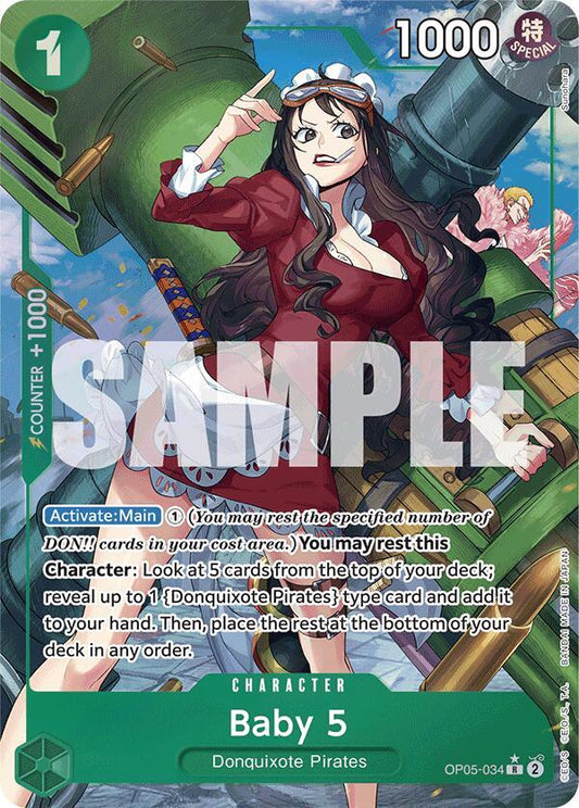 OP05-034 R Baby 5 (Alternate Art) EN