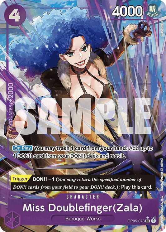 OP05-073 UC Miss Doublefinger(Zala) (Full Art) EN