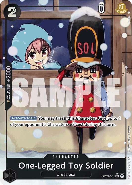 OP05-081 UC One-Legged Toy Soldier (Alternate Art) EN