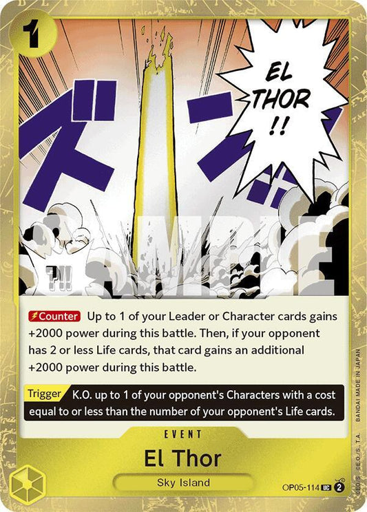OP05-114 UC El Thor (Pirate Flag Foil) EN