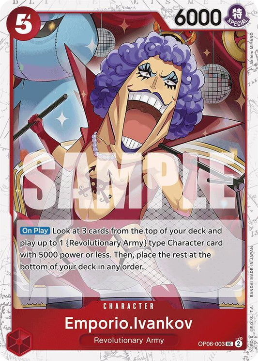 OP06-003 UC Emporio.Ivankov (Pirate Flag Foil) EN