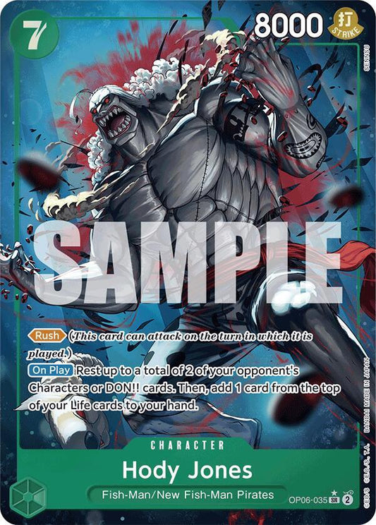 OP06-035 SR Hody Jones (Alternate Art) EN