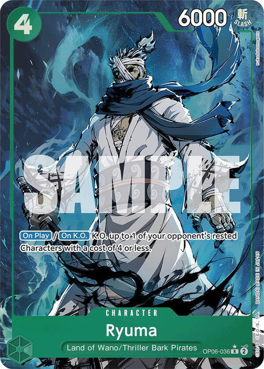OP06-036 R Ryuma (Alternate Art) EN
