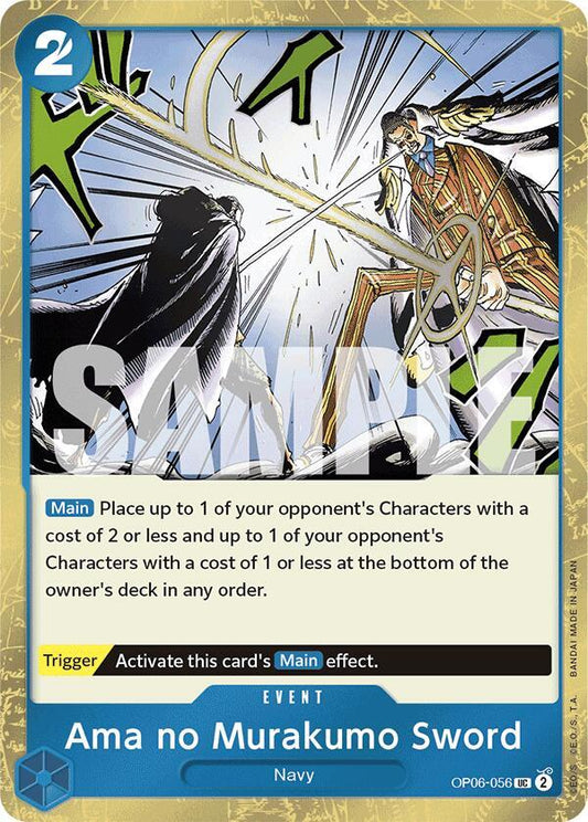 OP06-056 UC Ama no Murakumo Sword (Pirate Flag Foil) EN