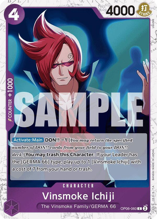 OP06-060 C Vinsmoke Ichiji (Pirate Flag Foil) EN
