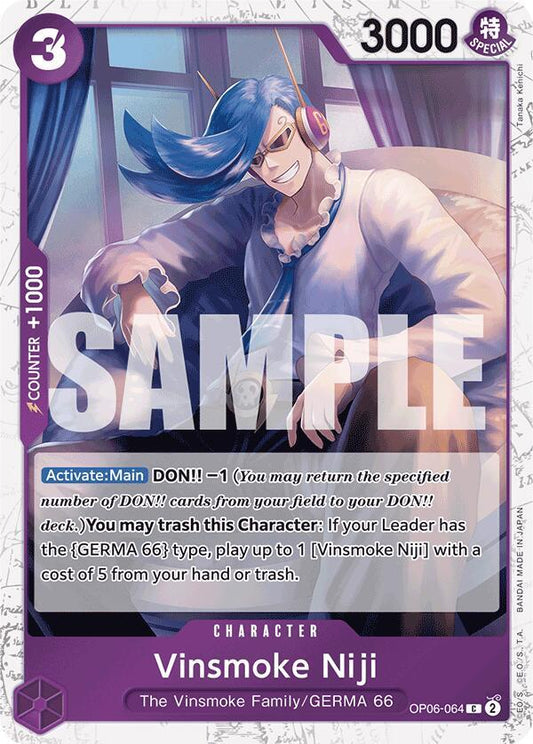 OP06-064 C Vinsmoke Niji (Pirate Flag Foil) EN