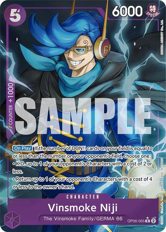 OP06-065 R Vinsmoke Niji (Alternate Art) EN