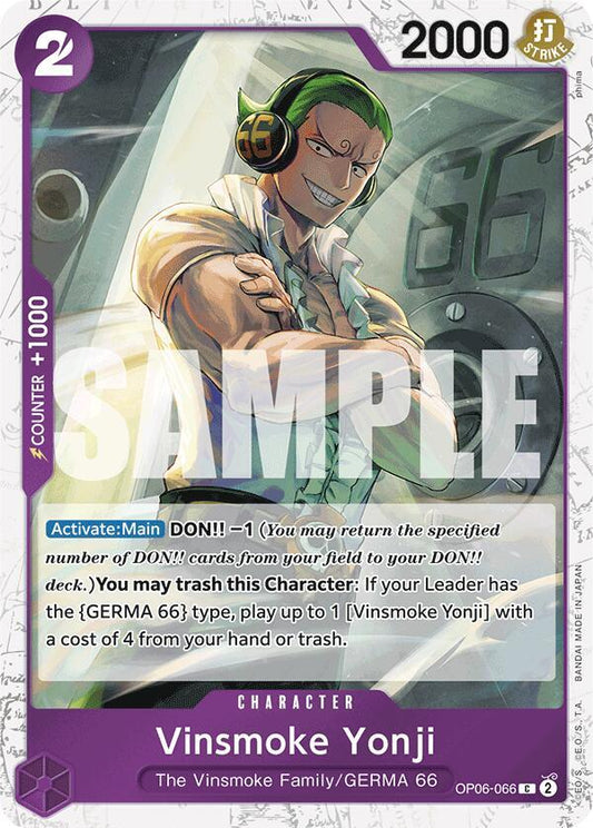 OP06-066 C Vinsmoke Yonji (Pirate Flag Foil) EN