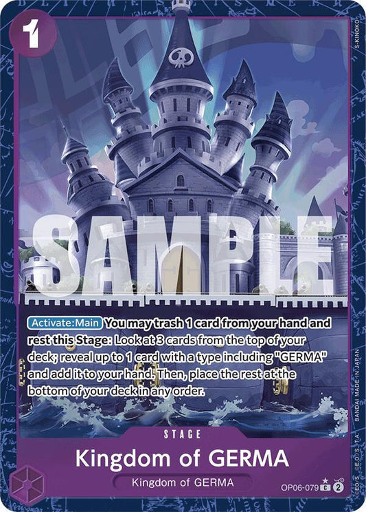 OP06-079 C Kingdom of GERMA (Alternate Art) EN