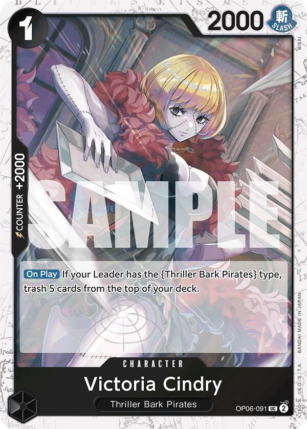 OP06-091 UC Victoria Cindry (Pirate Flag Foil) EN