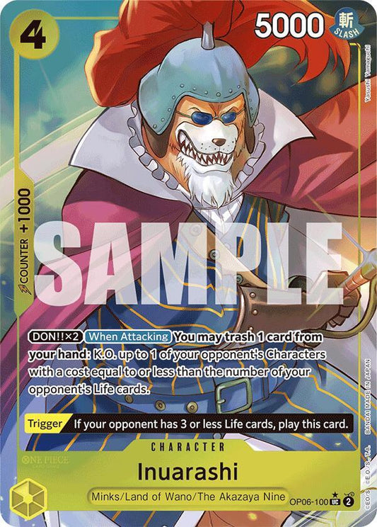 OP06-100 UC Inuarashi (Full Art) EN