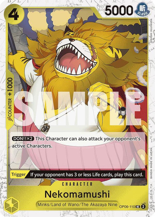 OP06-110 UC Nekomamushi (Pirate Flag Foil) EN