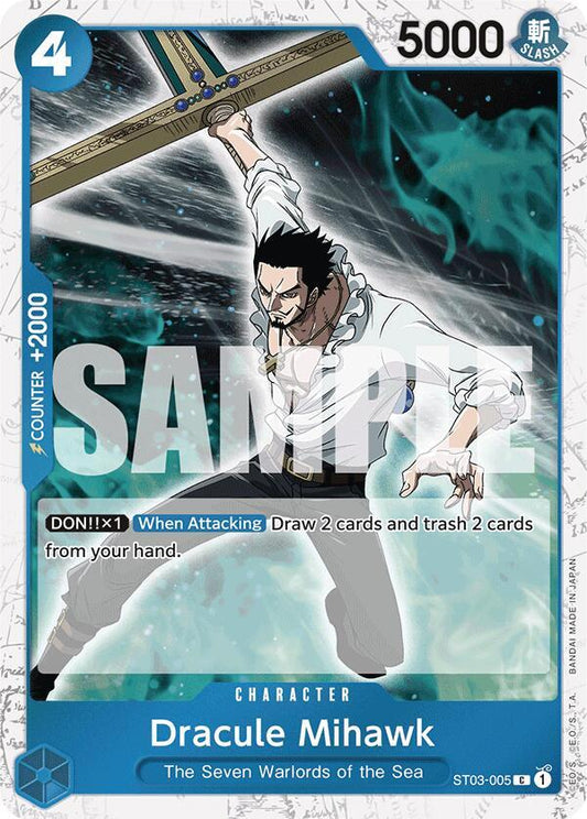 ST03-005 C Dracule Mihawk (Pirate Flag Foil) EN