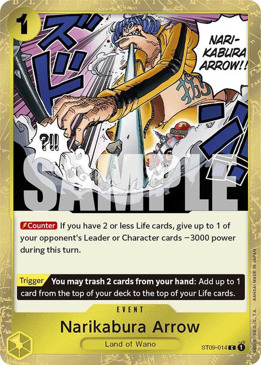 ST09-014 C Narikabura Arrow (Pirate Flag Foil) EN