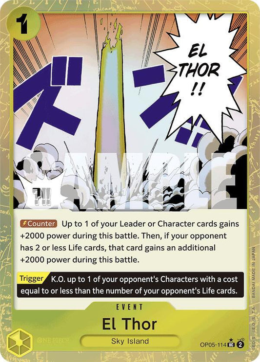 OP05-114 UC El Thor (Textured Foil) EN