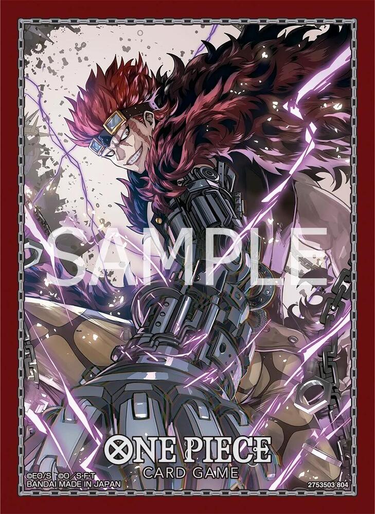 One Piece Card Game Official Sleeves: Assortment 9 - Eustass"Captain"Kid