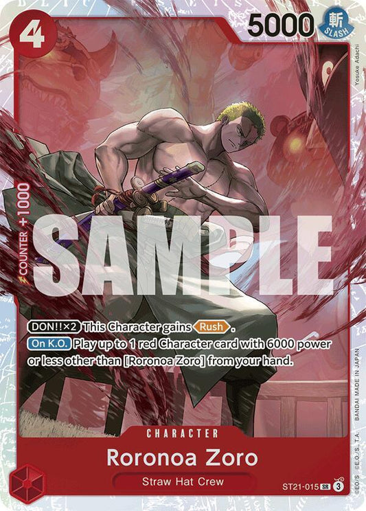 ST21-015 SR Roronoa Zoro EN
