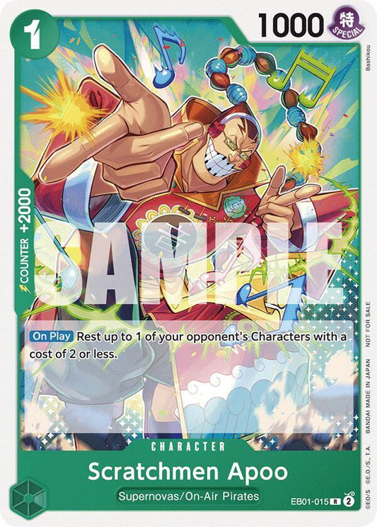 EB01-015 Scratchmen Apoo (Tournament Pack 2025 Vol.2) EN