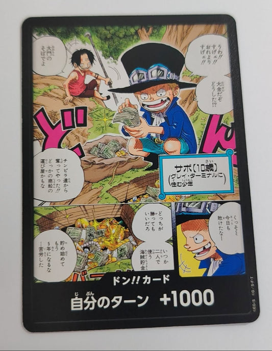 DON!! Card (Sabo & Ace Saikyo JUMP) JAP
