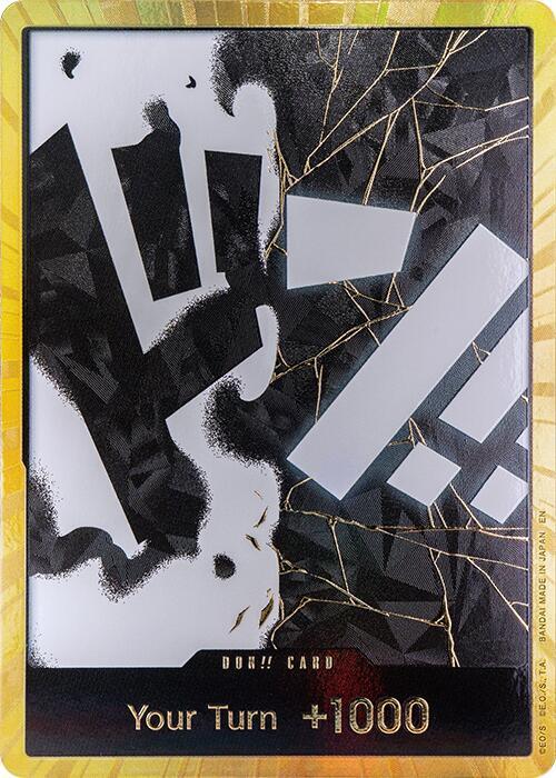 DON!! Card (Teach) (Gold) EN
