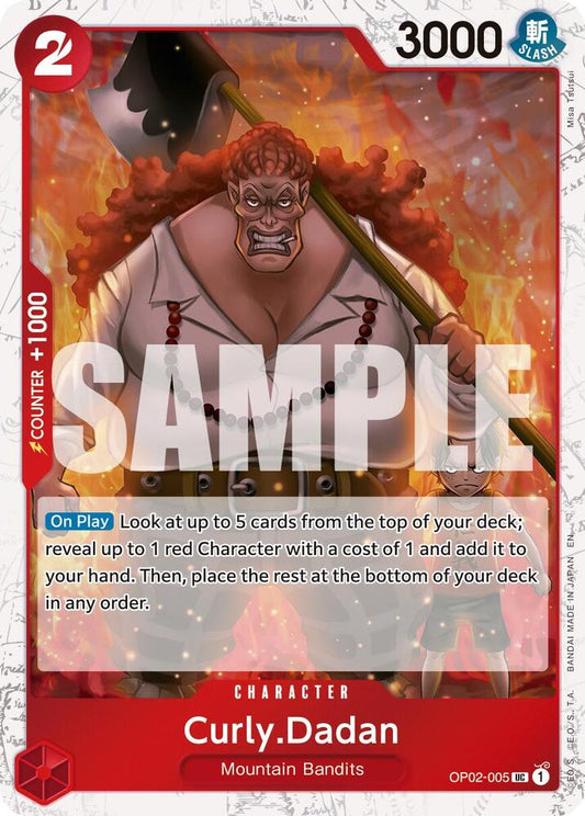 OP02-005 UC Curly Dadan (Pirate Flag Foil) EN
