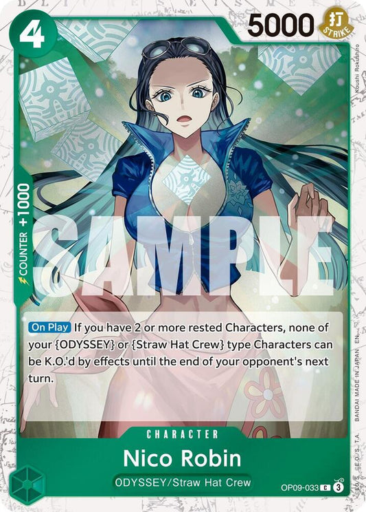 OP09-033 C Nico Robin (Pirate Flag Foil) EN