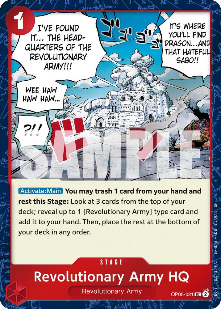 OP05-021 UC Revolutionary Army HQ (Pirate Flag Foil) EN