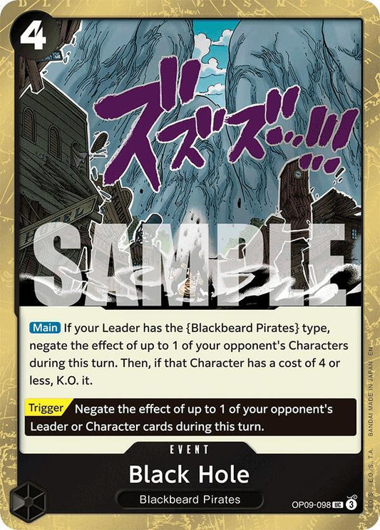 OP09-098 UC Black Hole (Pirate Flag Foil) EN
