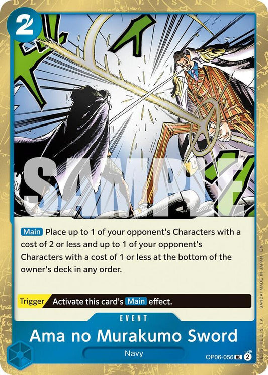OP06-056 UC Ama no Murakumo Sword (Pirate Flag Foil) EN