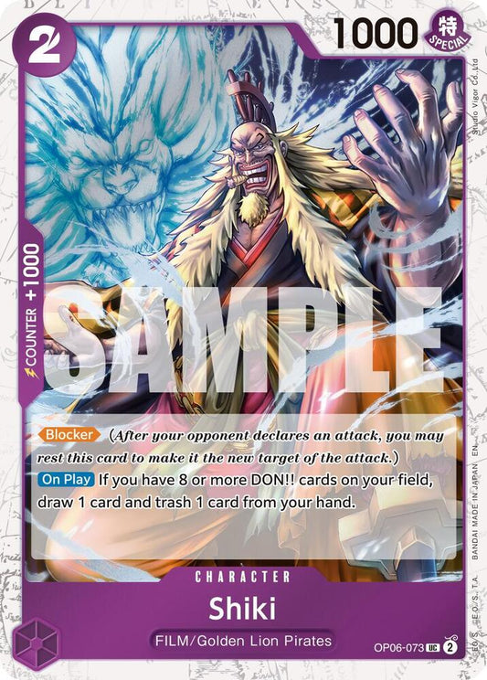 OP06-073 UC Shiki (Pirate Flag Foil) EN