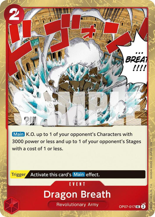 OP07-017 UC Dragon Breath (Pirate Flag Foil) EN