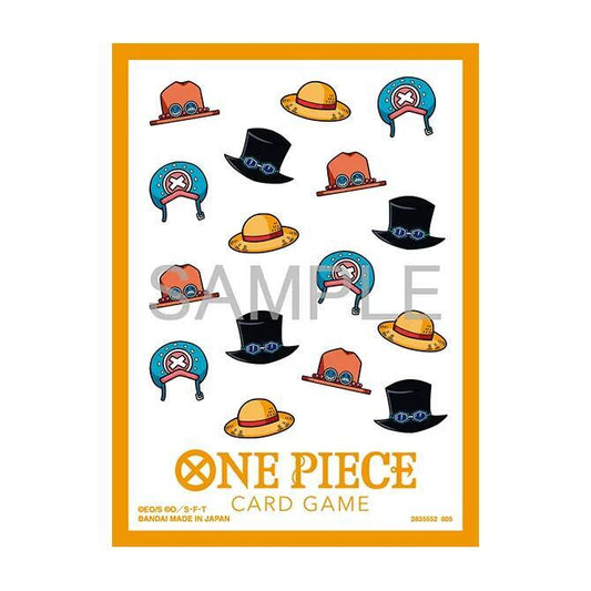 One Piece Card Game Official Sleeves: Assortment 13 - Hat Patterns