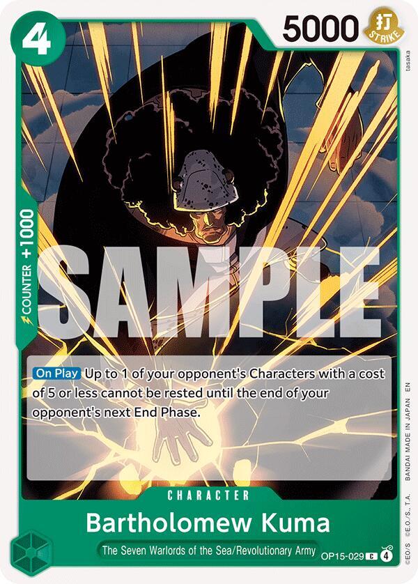 OP15-029 C Bartholomew Kuma EN