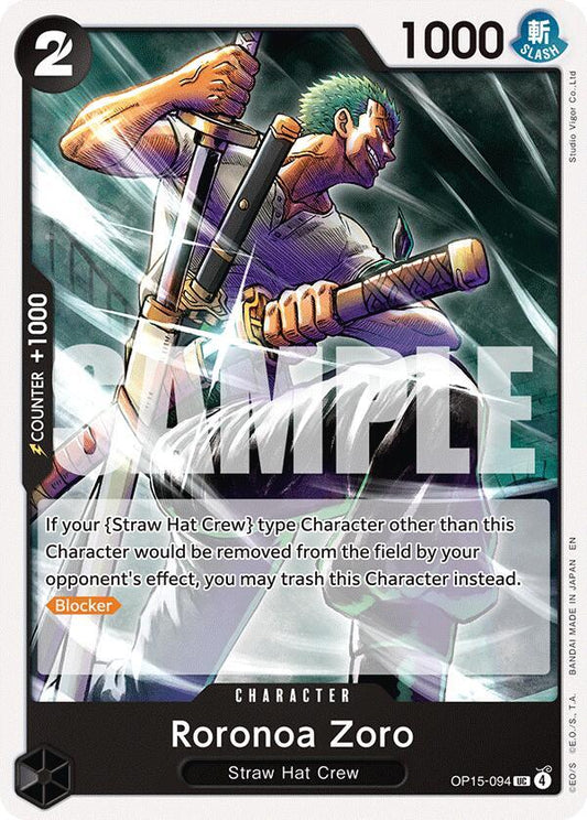OP15-094 UC Roronoa Zoro EN