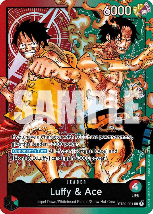 ST30-001 L Luffy & Ace EN