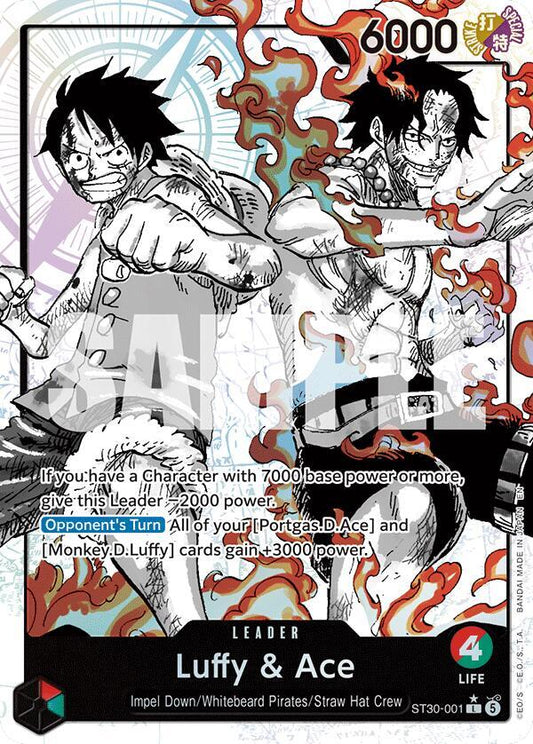 ST30-001 PL Luffy & Ace EN