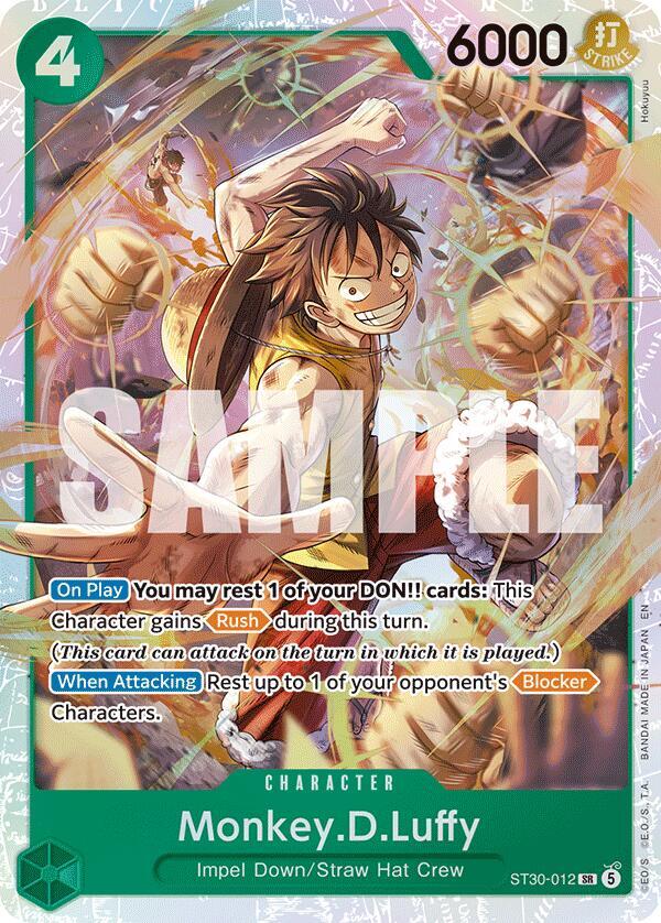 ST30-012 SR Monkey D. Luffy EN