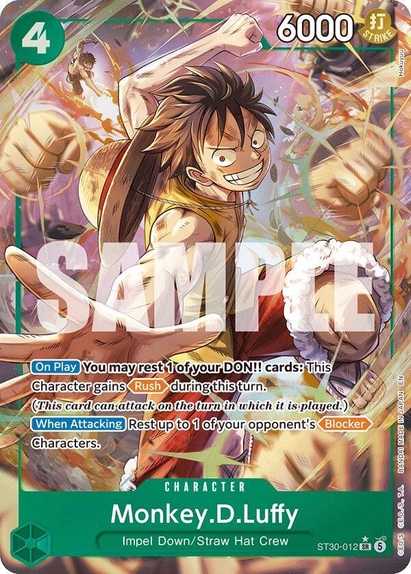 ST30-012 PSR Monkey D. Luffy EN