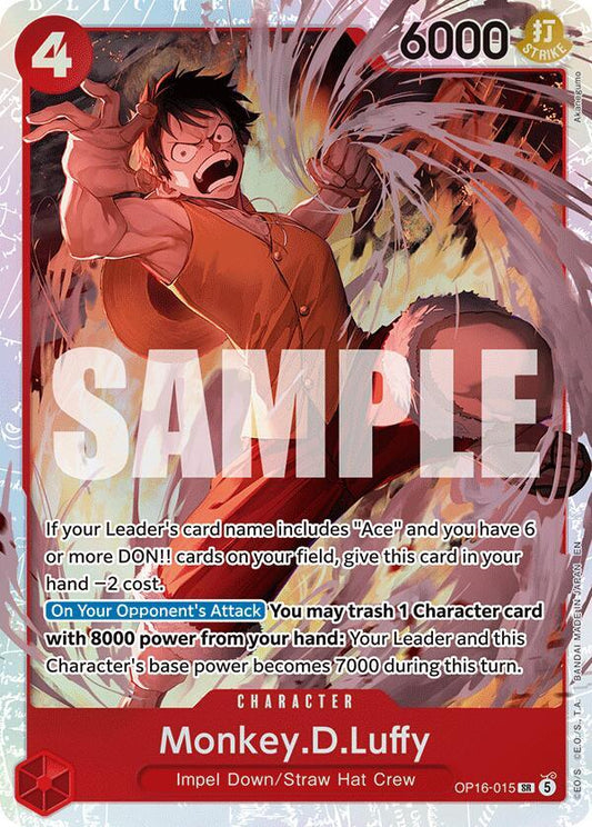 OP16-015 SR Monkey.D.Luffy EN