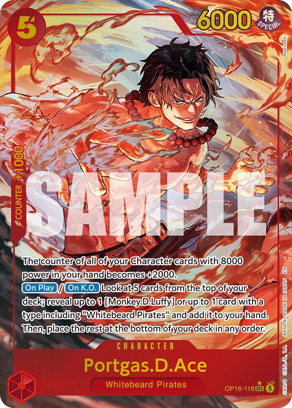 OP16-118 PSEC Portgas.D.Ace EN