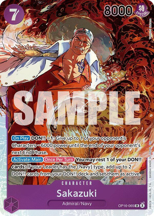 OP16-065 SR Sakazuki EN