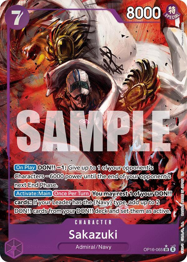 OP16-065 PSR Sakazuki EN
