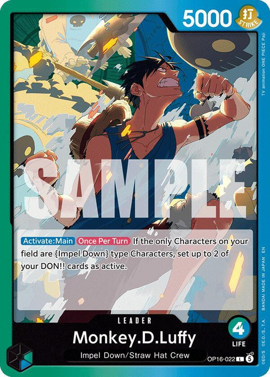 OP16-022 L Monkey.D.Luffy EN