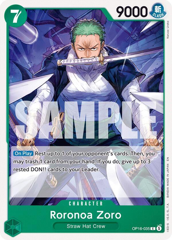 OP16-035 C Roronoa Zoro EN