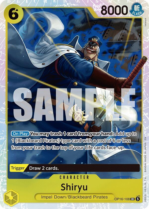 OP16-108 SR Shiryu EN