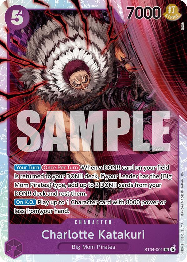 ST34-001 SR Charlotte Katakuri EN