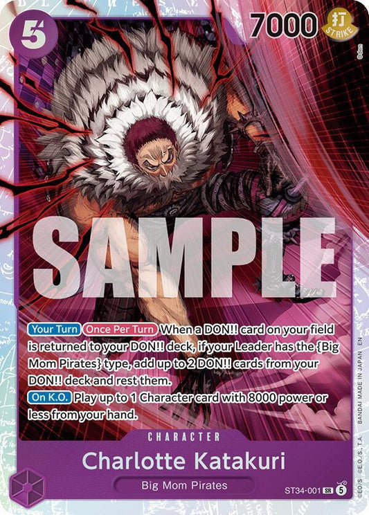 ST34-001 SR Charlotte Katakuri EN