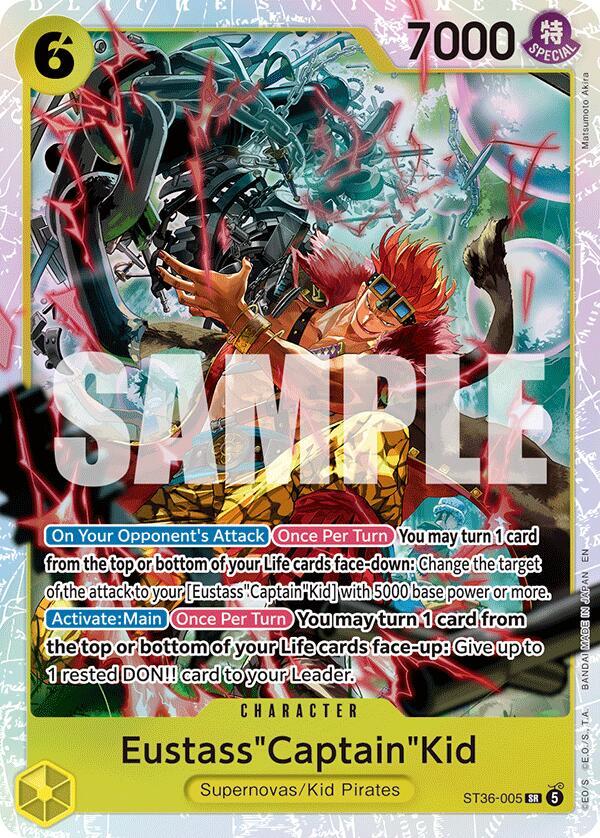 ST36-005 SR Eustass"Captain"Kid EN