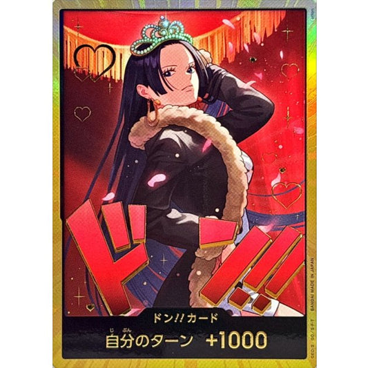 DON!! Card (EB03-Boa Hancock) (Gold) JAP